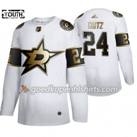 Dallas Stars Roope Hintz 24 Adidas 2019-2020 Golden Edition Wit Authentic Shirt - Kinderen